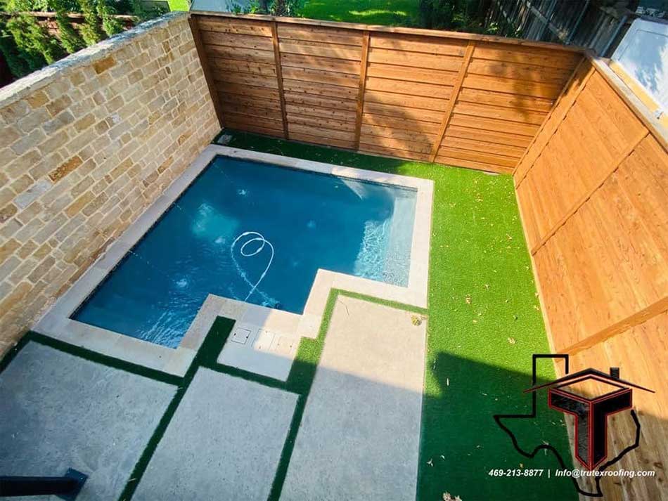 Trutex newly installed shingles on home